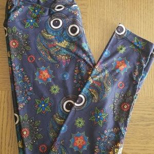 Fabulegs One Size owl leggings